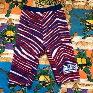 Vintage New York Giants Zubaz Bike Shorts Size S